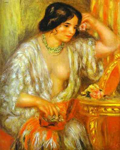 Габриэла со шкатулкой.1910
